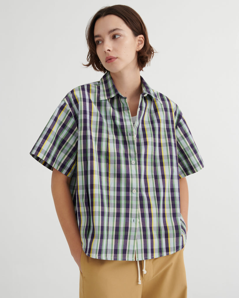 Author Shirt - Violet Check