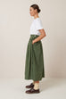 Flora Skirt - Forest Grid