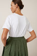 Flora Skirt - Forest Grid