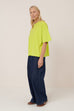 Oversized Boxy Tee - Fluro Yellow