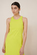 Racer Back Dress - Fluro Yellow