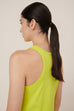 Racer Back Dress - Fluro Yellow