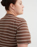 Classic Tee - Brown Stripe
