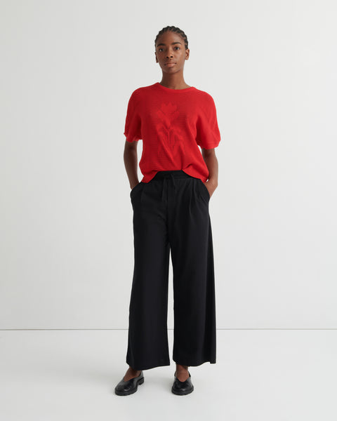 Wide Leg Pants - Black