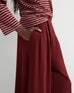 Drape Pant - Maroon