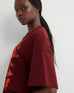 Stencil Tee - Maroon