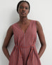Belle Dress - Maroon Check