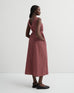 Belle Dress - Maroon Check
