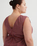 Belle Dress - Maroon Check