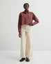 Lauren Shirt - Maroon Check