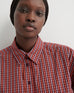 Lauren Shirt - Maroon Check