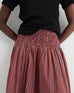 Weaver Skirt - Maroon Check