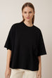 Oversized Boxy Tee - Black