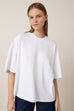 Oversized Boxy Tee - White