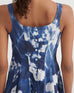 Midnight Dress - Cyanotype Floral