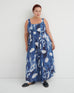 Midnight Dress - Cyanotype Floral