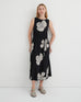 Tank Swing Dress - Monochrome Floral