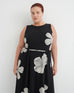 Tank Swing Dress - Monochrome Floral