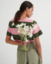 Classic Tee - Begonia Stripe