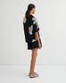 Oversized Boxy Tee - Monochrome Floral