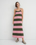 Motto Dress - Begonia Stripe