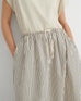 Linear Skirt - Ecru Stripe