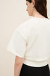 Boxy Rib Tee - White