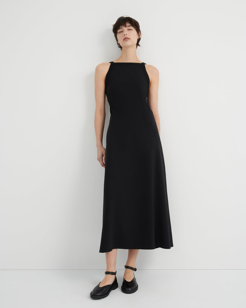 Low Back Dress - Black