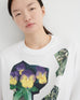 Decoupage Tee - White
