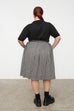 Stevie Skirt - Monochrome Check