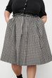Stevie Skirt - Monochrome Check