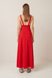 Low Back Dress - Red