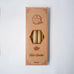 Beeswax Taper Candle Set of 4 - Moonlit Yellow / 25cm