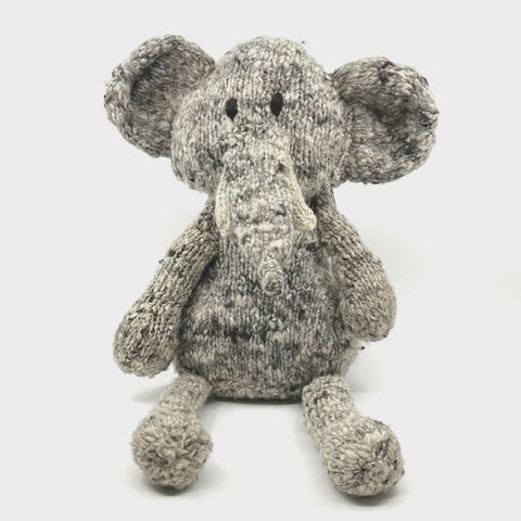 Wool Safari Shelf Elephant - Medium