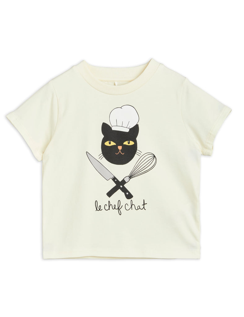Chef Cat T-Shirt / Off White