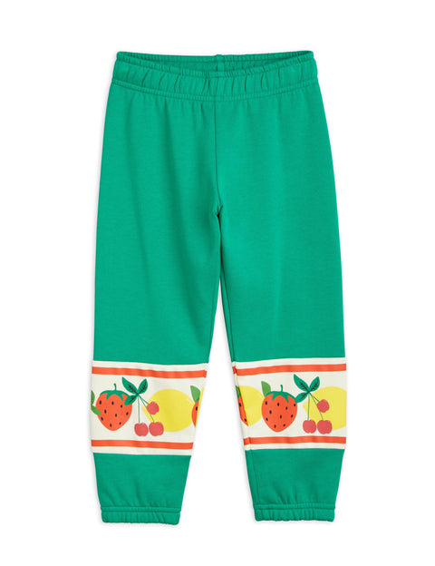 Fruits Panel Sweatpants / Green