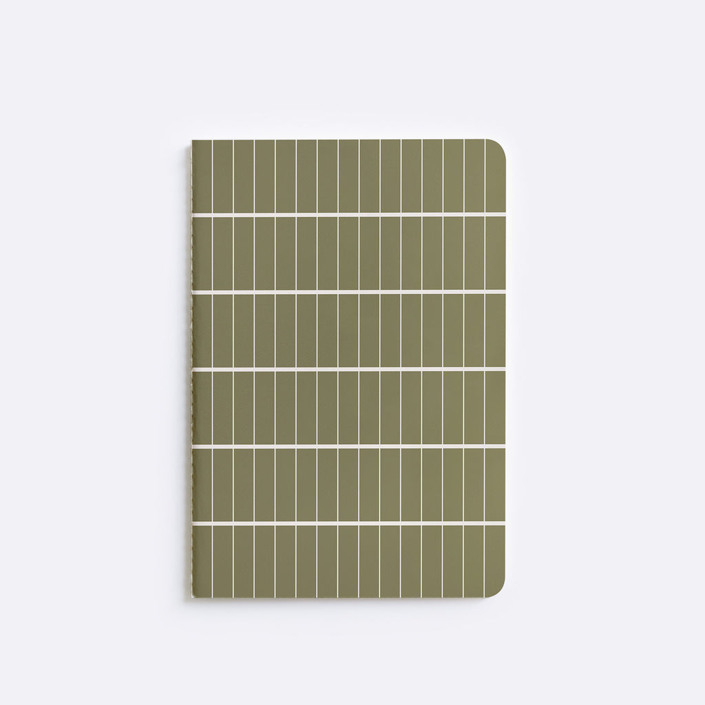 Notebook - Tile Olive