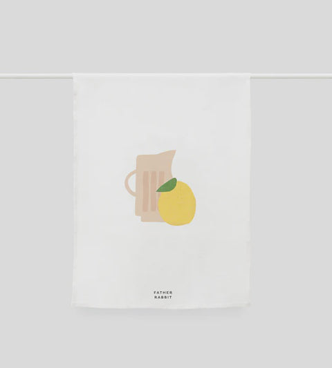 Tea Towel - Jug With Lemons