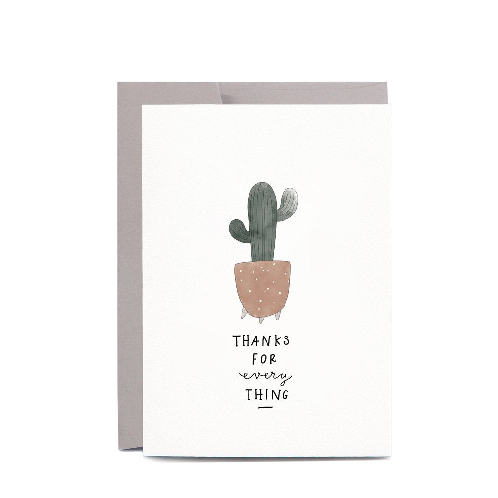 Thanks For Everything Greeting Card