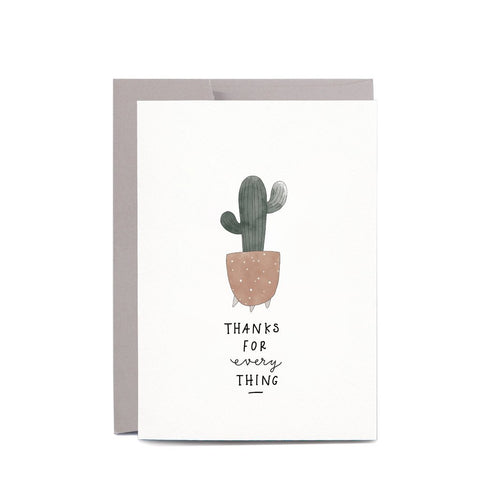Thanks For Everything Greeting Card