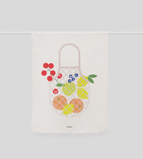 Tea Towel - Market Bag