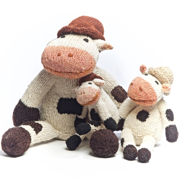 Wool Shamba Toy Cow - Medium