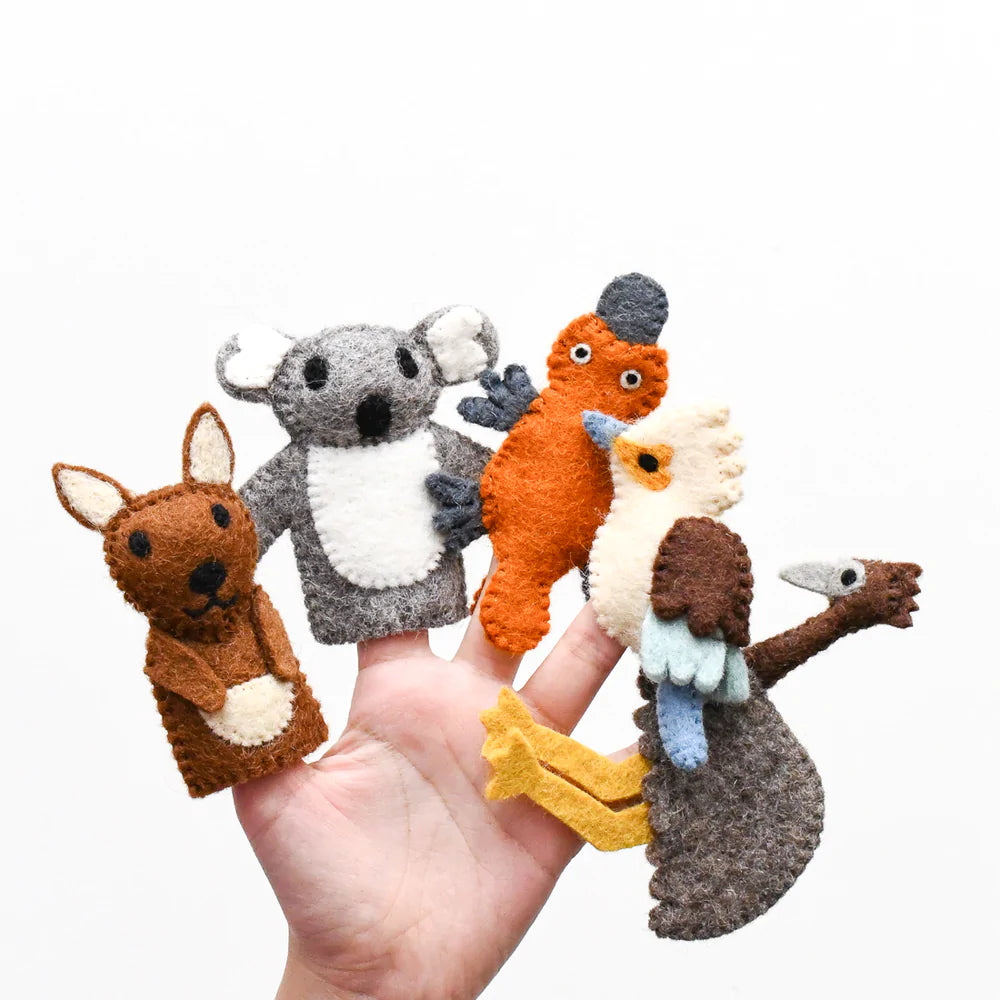 Finger Puppet Set - Australian Animals