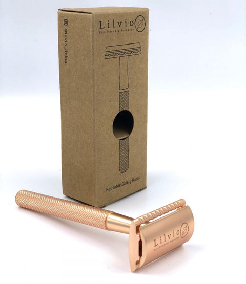 Lilvio Reusable Safety Razor - Gold