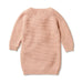 Knitted Cable Dress - Rose